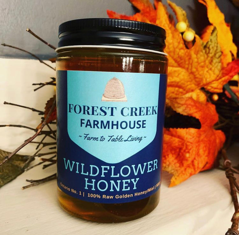 100% Raw Golden Wildflower Honey